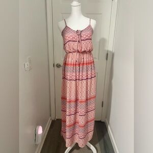 Runaway Story Maxi Printed Flowy Dress size M
